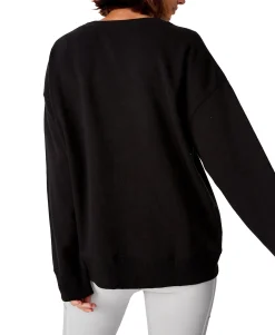 Women's Long Sleeve Fleece Crew Sweatshirt