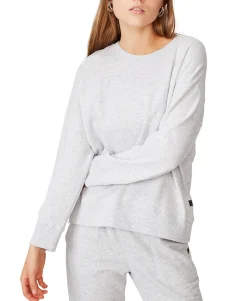 Women's Long Sleeve Fleece Crew Sweatshirt