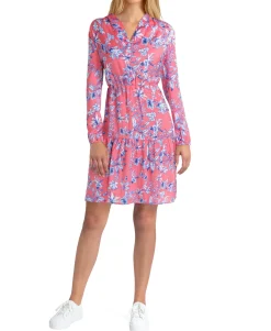 Women's Long Sleeve Tiered Dress