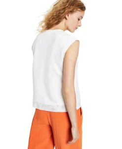 Women's Mesh-Hem Tank Top