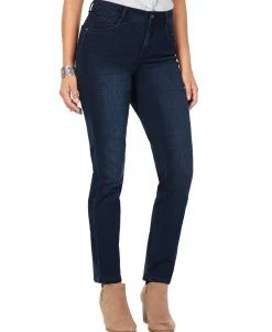 Women's Mid-Rise Slim-Leg Jeans