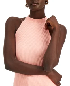 Women's Mock-Neck Halter Top