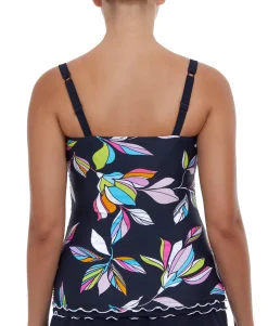 Women's Monaco Printed D-Cup Tankini Top