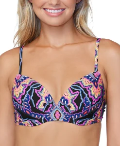 Women's Nepal Nights Printed Underwire Bikini Top