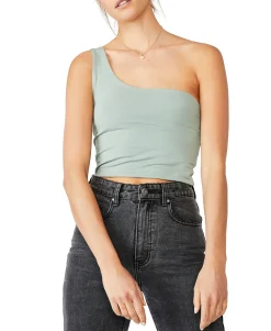 Women's One Shoulder Sleeveless Top