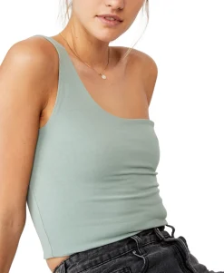 Women's One Shoulder Sleeveless Top