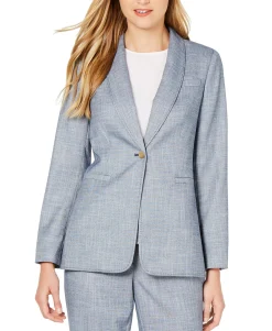 Women's One-Button Shawl-Collar Blazer