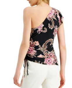 Women's One-Shoulder Ruffled Top