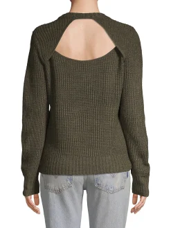 Women's Open Back Sweater