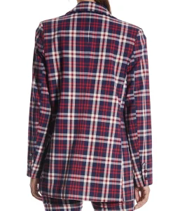 Women's Oversized Plaid Blazer