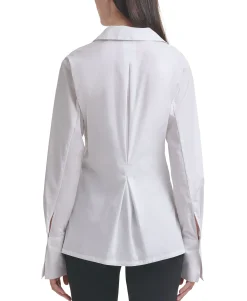 Women's Oversized Tie-Waist Shirt