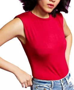 Women's Padded Shoulder Muscle Tee Bodysuit