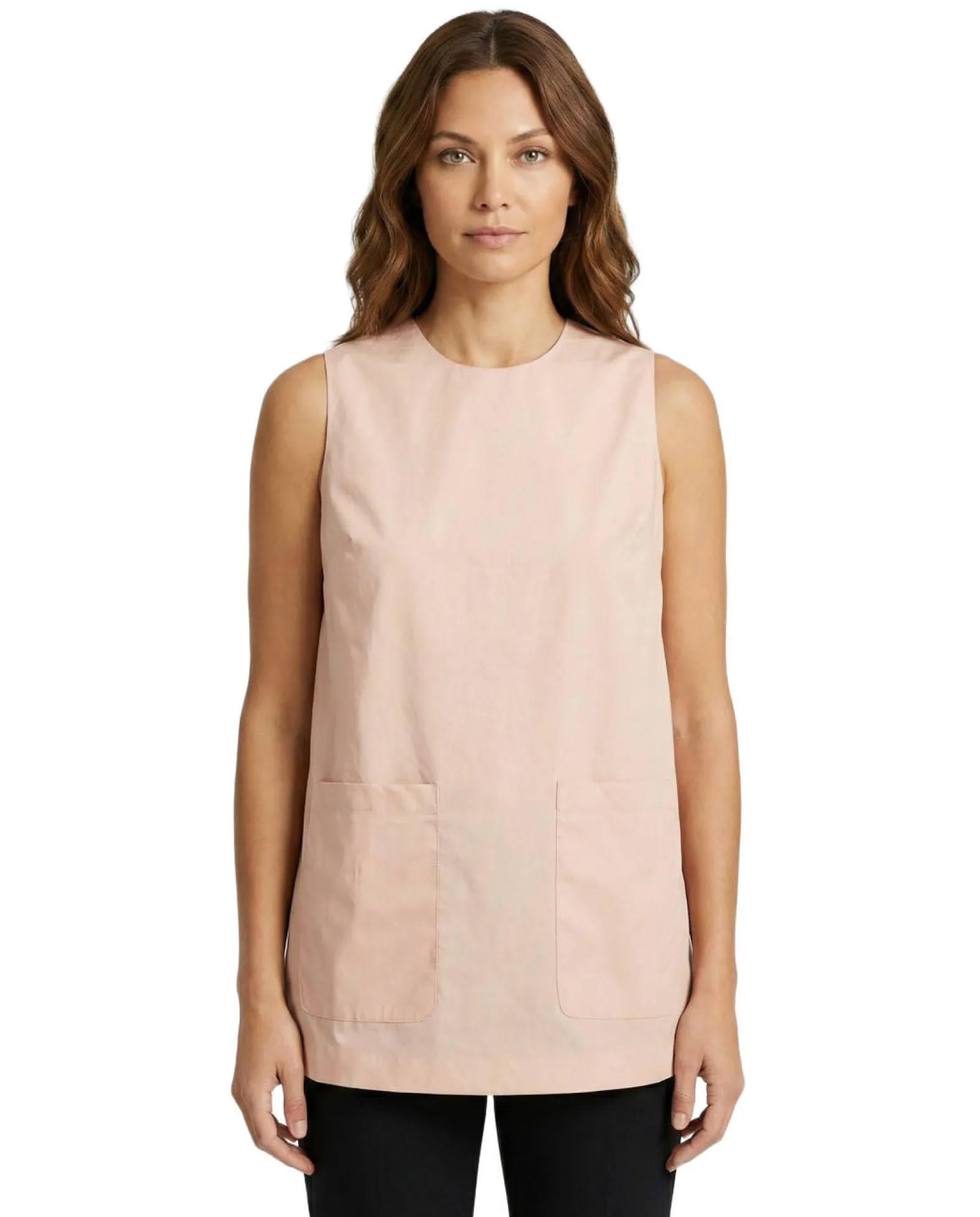 Women's Patch-Pocket Sleeveless Top