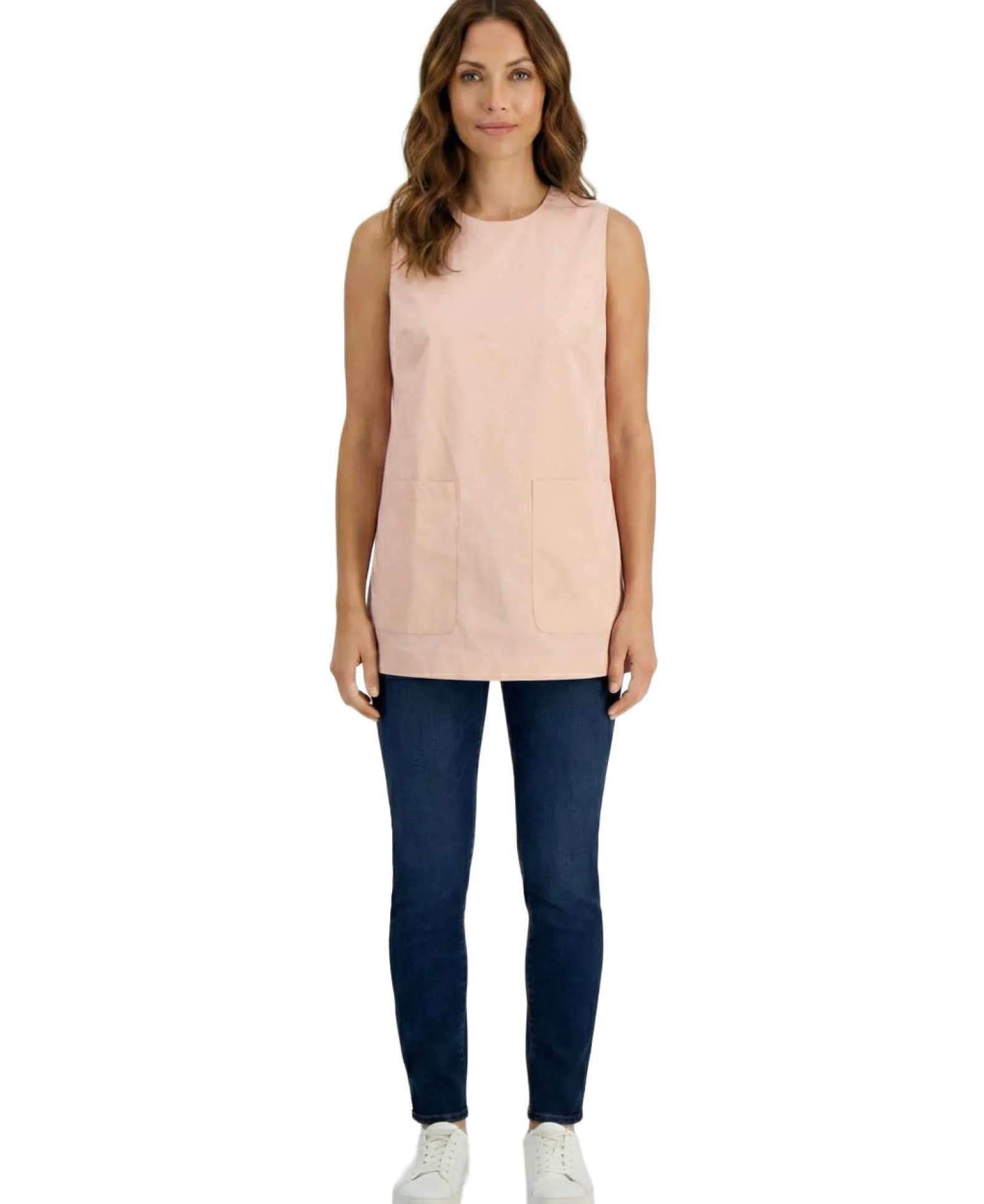 Women's Patch-Pocket Sleeveless Top