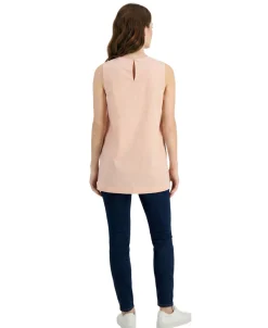 Women's Patch-Pocket Sleeveless Top