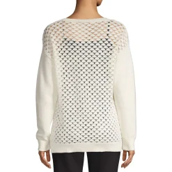 Women's Patterned Cotton Sweater