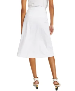 Women's Petite Contrast-Panel Skirt