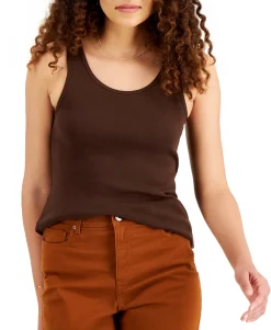 Women's Petite Cotton Tank Top