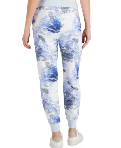 Women's Petite Dot Camo Jogger Pants