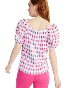 Women's Petite Gingham Top