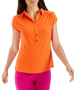 Women's Petite Polo Top