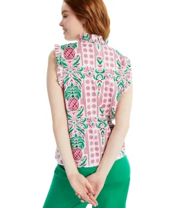 Women's Petite Ruffled Top