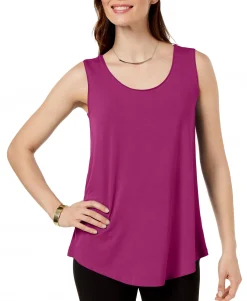 Women's Petite Scoop-Neck Tank Top