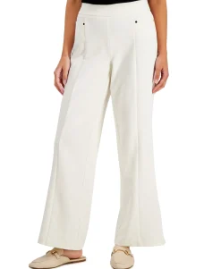 Women's Petite Wide-Leg Pants