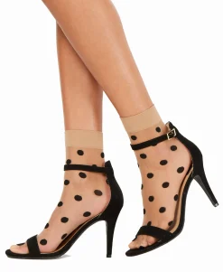 Women's 2-Pk. Sheer & Polka Dot Socks