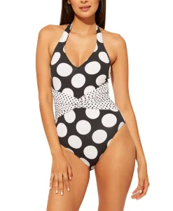 Women's Plunge Printed One-Piece Swimsuit