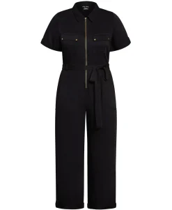 Women's Plus Boiler Suit Jumpsuit