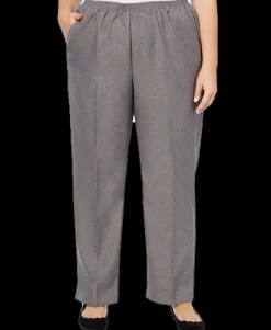 Women's Plus Classic Pull-On Straight-Leg Pants