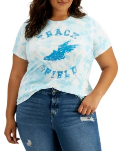 Women's Plus Cotton Graphic-Print T-Shirt