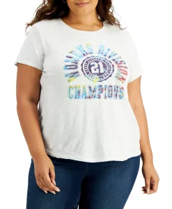 Women's Plus Cotton Graphic-Print T-Shirt
