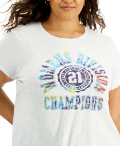 Women's Plus Cotton Graphic-Print T-Shirt