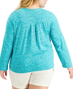 Women's Plus Cotton Printed Top