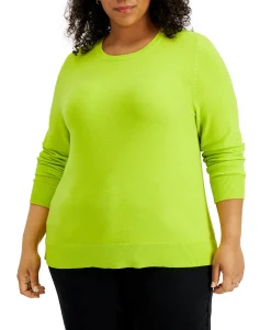 Women's Plus Crewneck Sweater