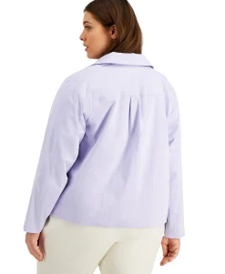Women's Plus Front-Detail Jacket