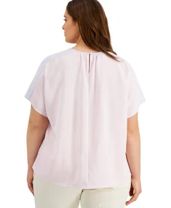 Women's Plus Gathered Top
