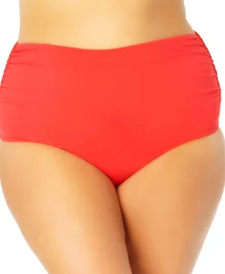 Women's Plus High-Waist Bikini Bottoms
