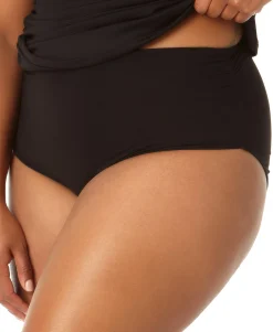 Women's Plus High-Waist Bikini Bottoms