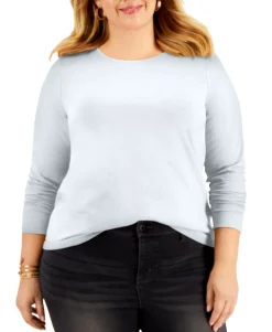 Women's Plus Long Sleeve Top