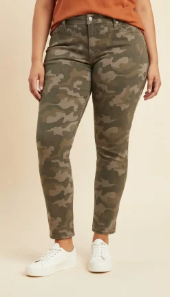 Women's Plus Trendy 311 Camo-Print Shaping Skinny Jeans