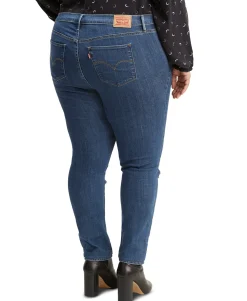 Women's Plus Trendy 721 Ripped Skinny Jeans