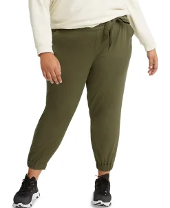 Women's Plus Trendy Belted Jet Set Joggers