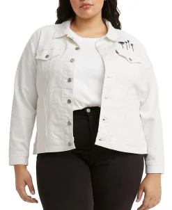 Women's Plus Trendy Ex-Boyfriend Trucker Jacket