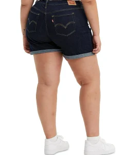 Women's Plus Trendy New Denim Shorts