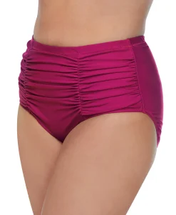 Women's Plus Trendy Solids Costa Swim Bottoms