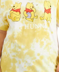 Women's Plus Trendy Tie-Dyed Cotton Graphic Print T-Shirt