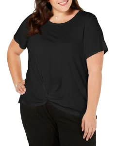 Women's Plus Twist-Hem T-Shirt